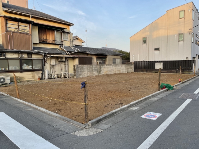 解体後が完了し更地になった土地