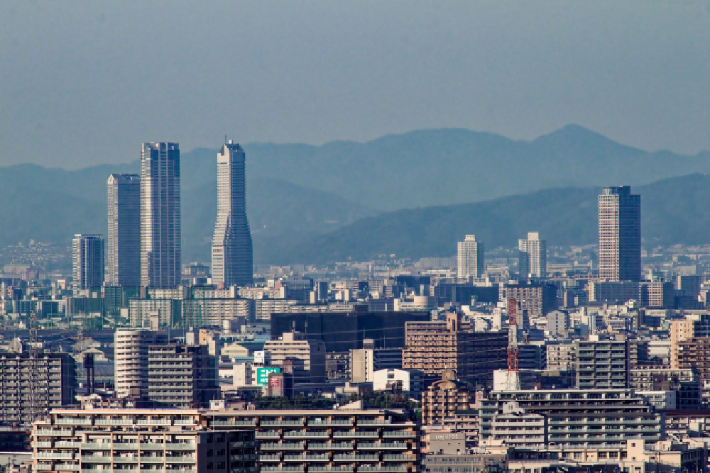 大阪府堺市の町並み